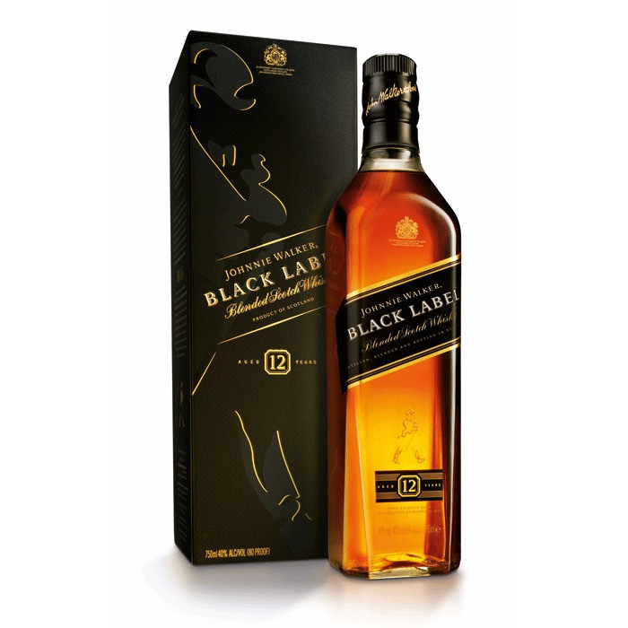 Whisky Johnnie Walker Etiqueta Negra 750 Ml