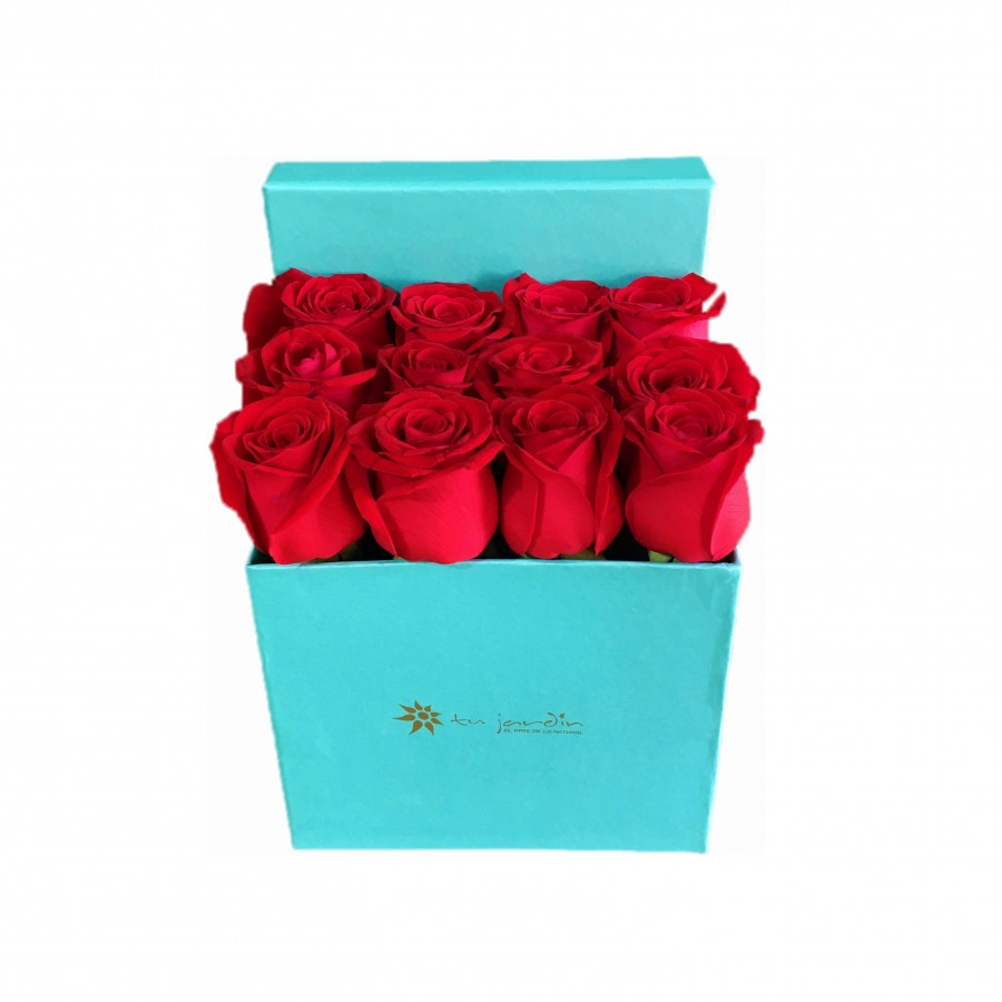 Box Tiffa por 12 Rosas