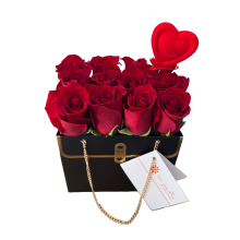 Box Cartera por 12 Rosas