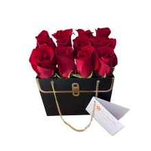 Box Cartera por 12 Rosas
