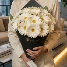 Ramo en Cono de Gerberas por 12