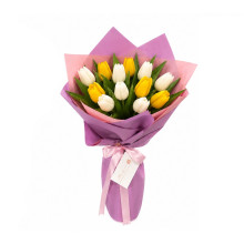Ramo en Cono por 12 Tulipanes