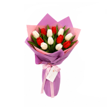 Ramo en Cono por 12 Tulipanes