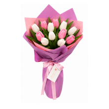 Ramo en Cono por 12 Tulipanes