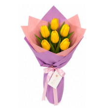Ramo en Cono por 6 Tulipanes