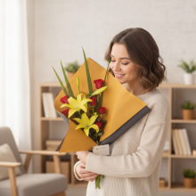 Liliums y Rosas