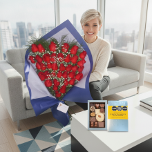 36 Rosas Mas Chocolates