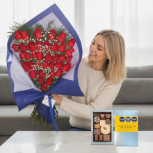 36 Rosas Mas Chocolates