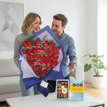 36 Rosas Mas Chocolates