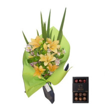 Ramo de Lilium y Alstromelias Mas Bombones