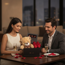 Box Del Amor 6 Rosas, Bombones mas Peluche