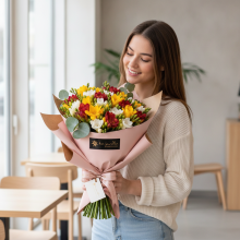 Ramo de Fresias Surtidas x50