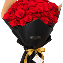 Ramo en Cono por 100 Rosas  Luxury