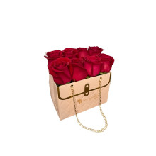 Cartera Luxury Rosa con 8 Rosas