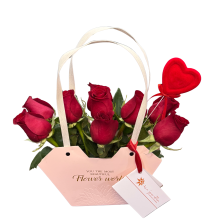 Carterita por 9 Rosas